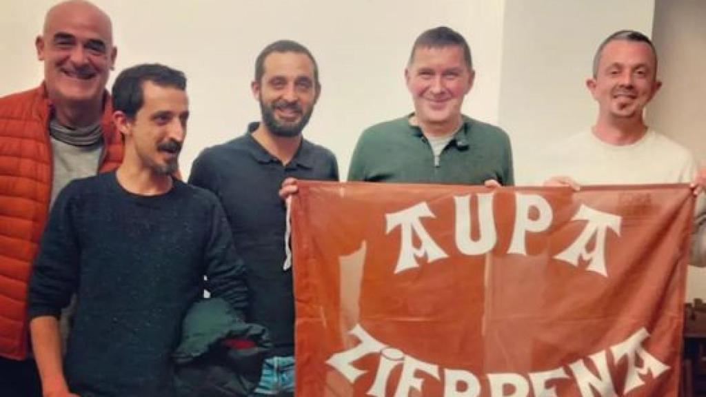 Arnaldo Otegi, líder de EH Bildu, el pasado mes de abril en un acto en Ciérvana.