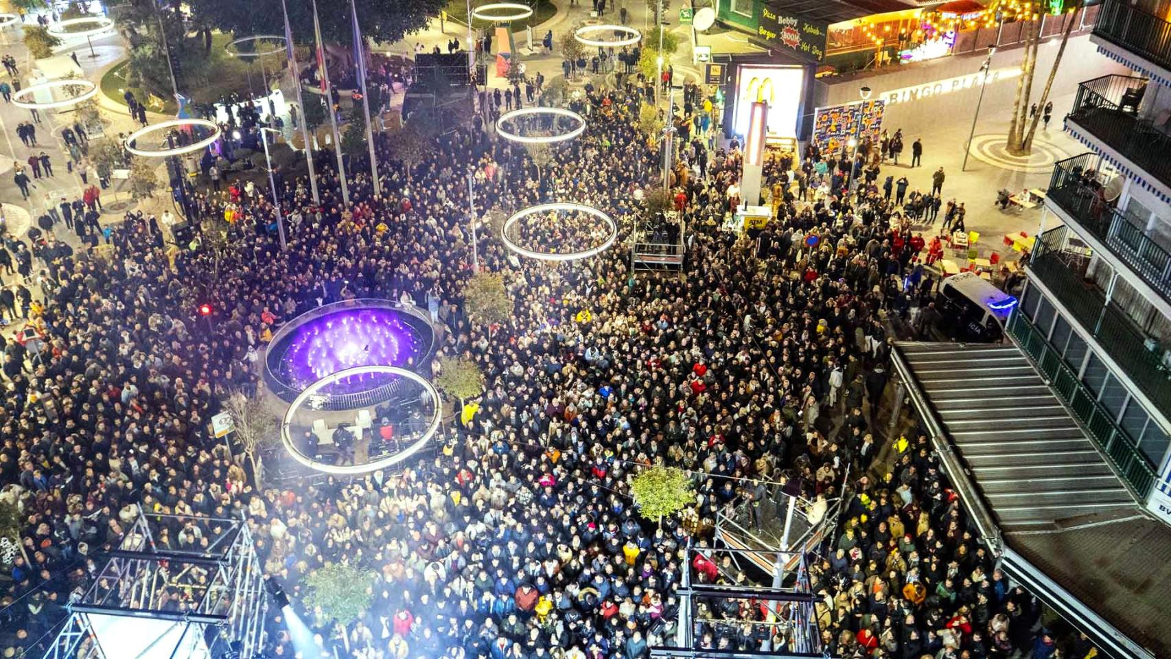 La plaza de la Hispanidad reunirá a los seguidores de Eurovisión esta semana.