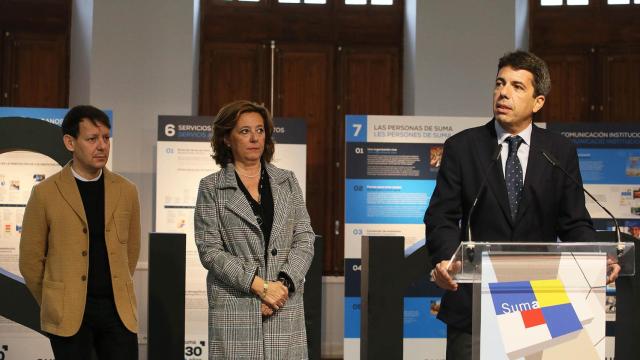 Mazón, en la presentación de esta novedad de Suma.