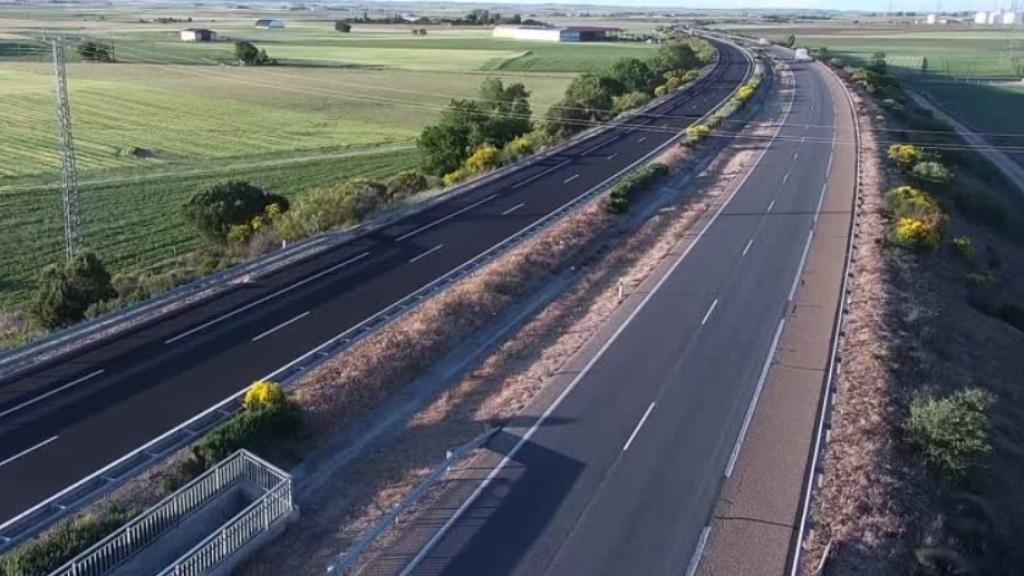 Imagen de la A-62 a su paso por Salamanca