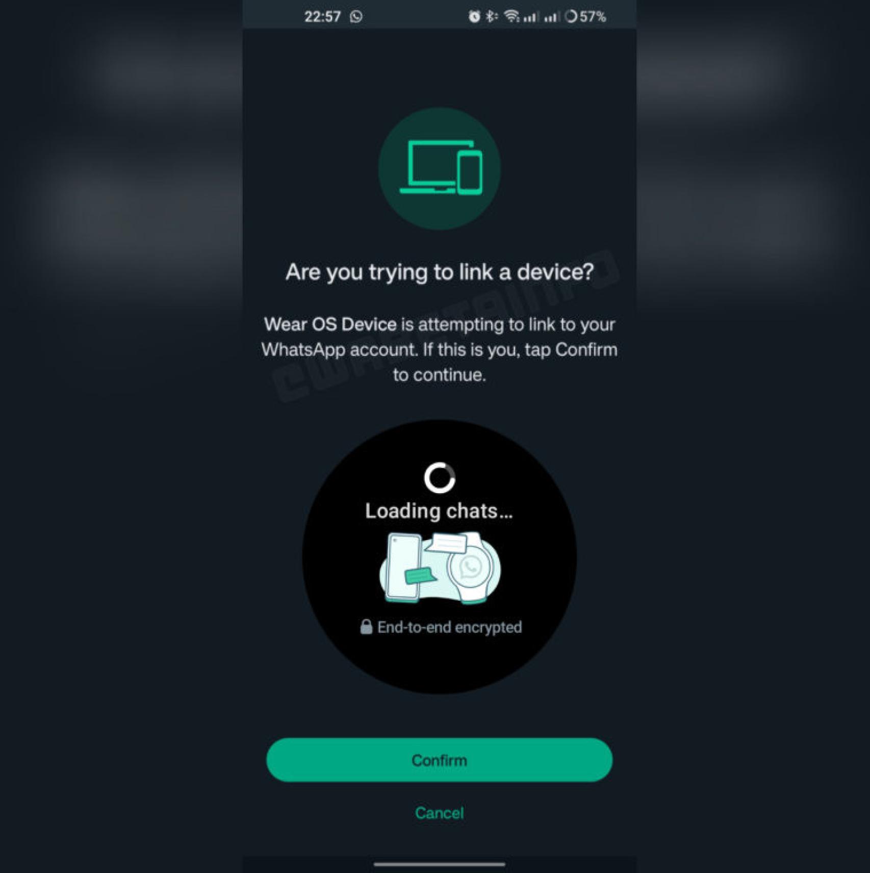 WhatsApp nos permitirá enlazar nuestro reloj WearOS