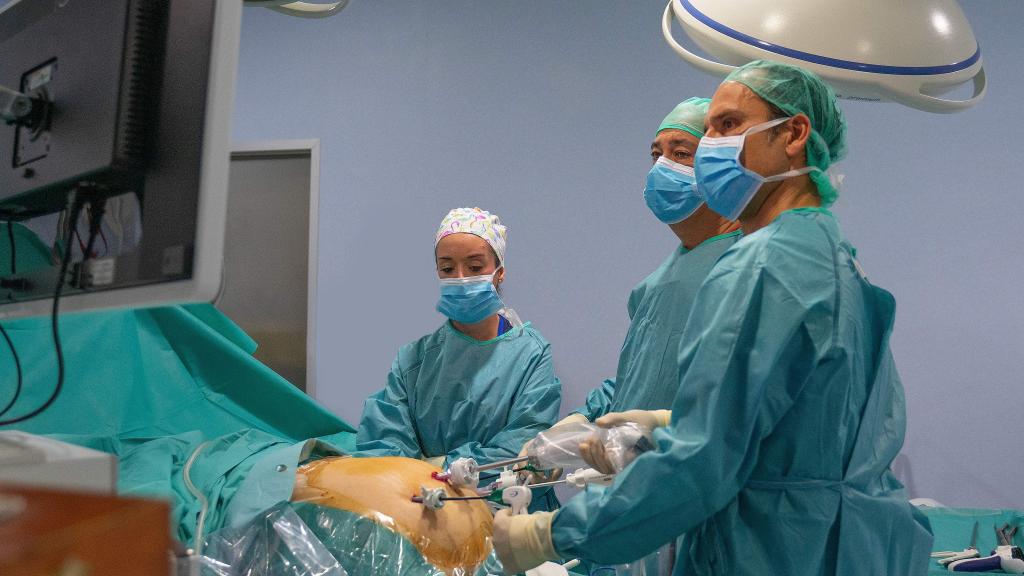 Un momento de la intervención.