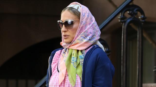 Sarah Jessica Parker en la grabación de 'And just like that'.