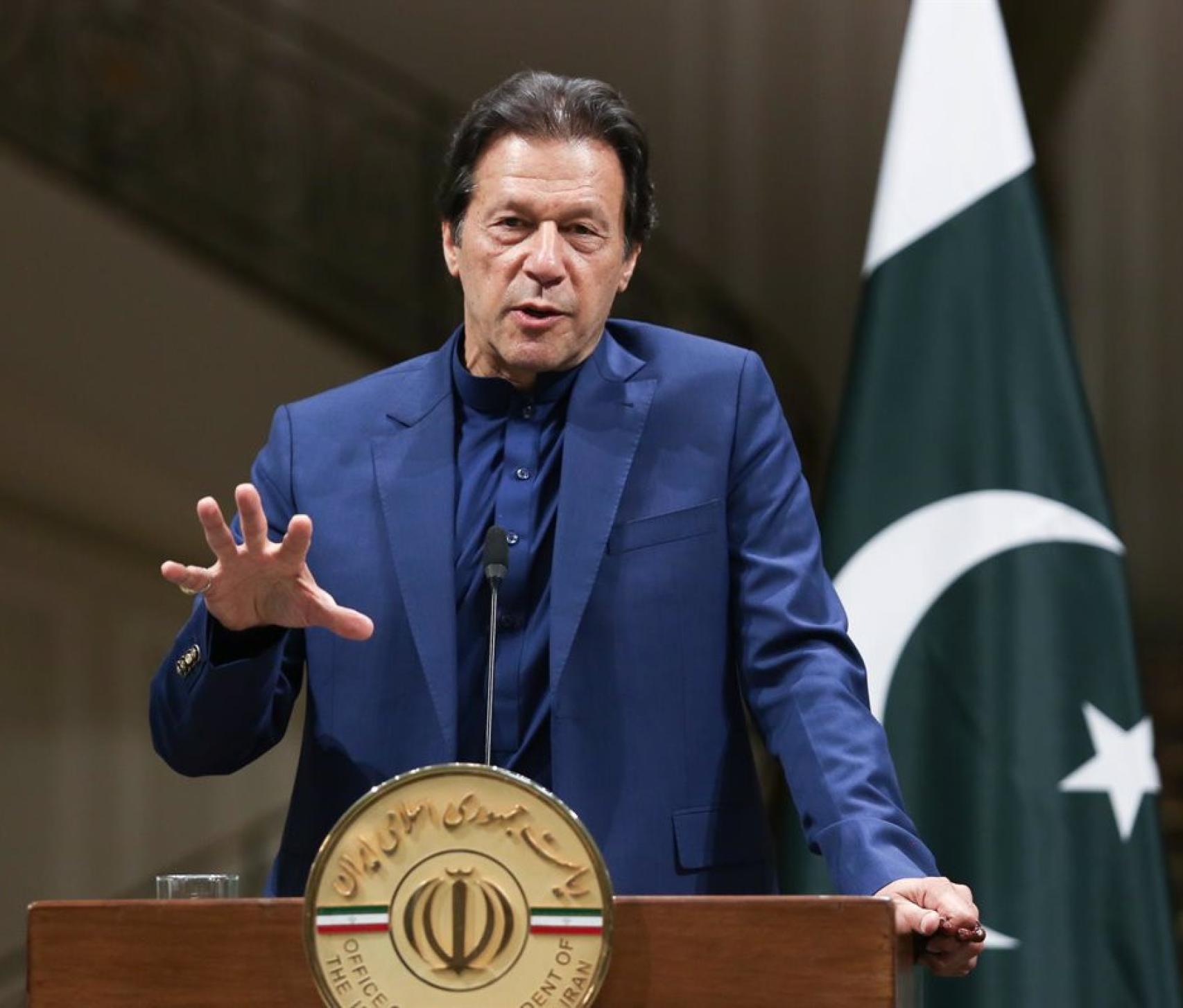 Imran Khan, ex primer ministro de Pakistán, en una fotografía de archivo.