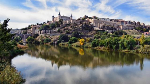 El Tajo a su paso por Toledo.