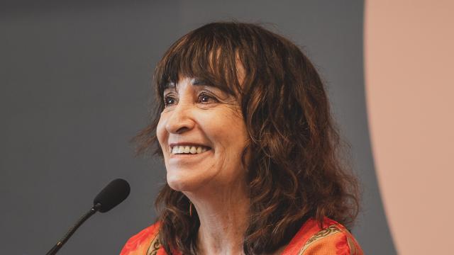 Rosa Montero, durante un coloquio de Los martes de El Cultural. Foto: Sara Fernández