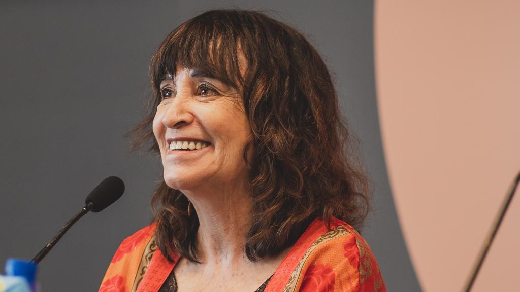Rosa Montero, durante la charla de este martes. Foto: Sara Fernández