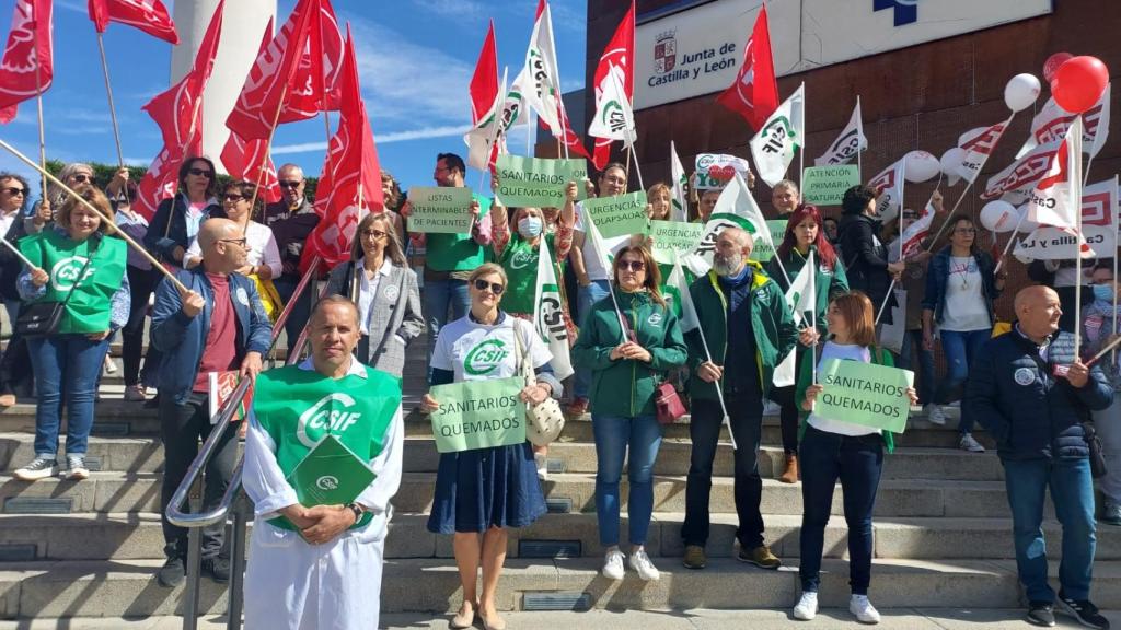 Concentración de Sanidad en Zamora