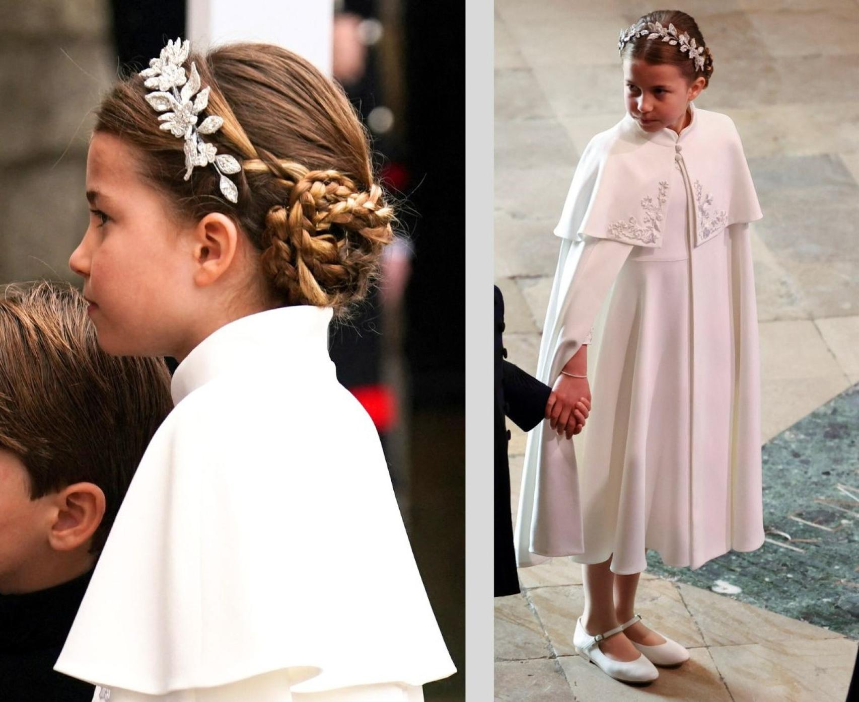 Charlotte, con su look de Alexander McQueen.