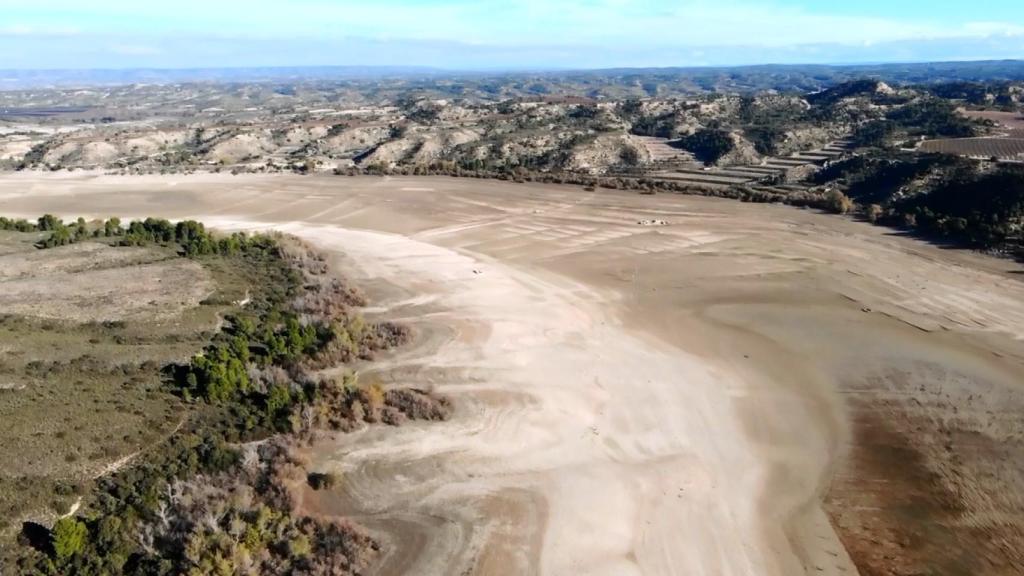 Embalse de Mezquinenza, en abril de 2023.