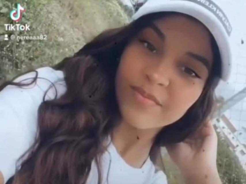 Nerea, en una imagen capturada de un video de su cuenta de Tik Tok.