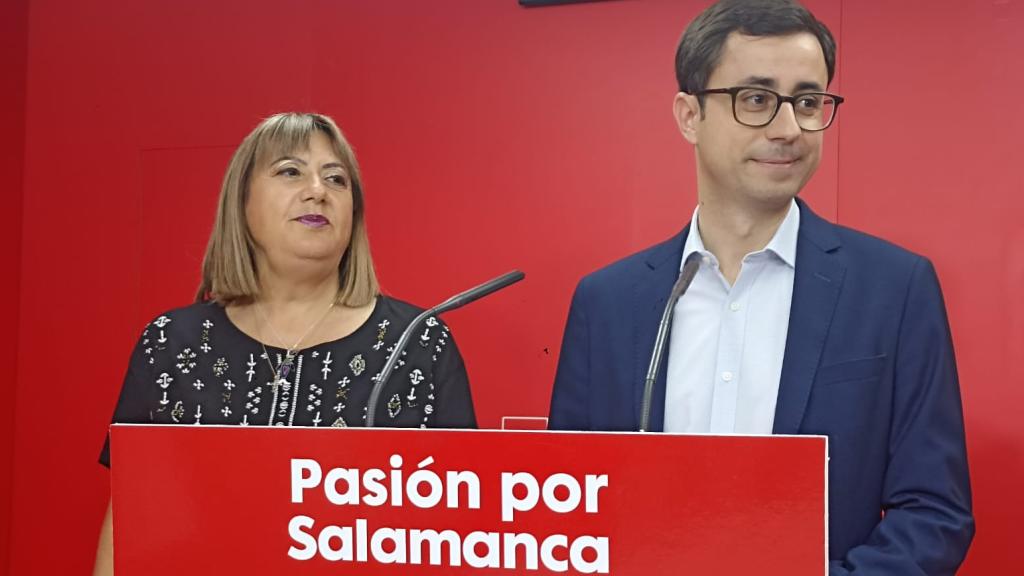 José Luis Mateos y María García, candidatos socialistas