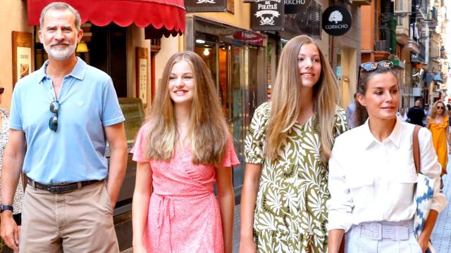 La Familia Real el pasado mes de agosto en Palma.