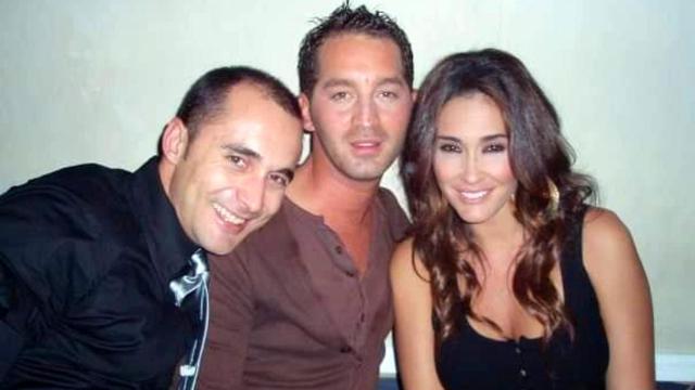 Vicky Martín Berrocal, Cristo Bañez y el periodista Sergio Morante.