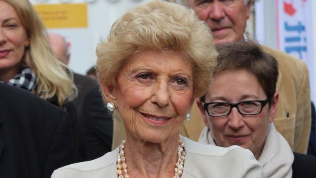 La historiadora francesa Hélène Carrère d'Encausse en septiembre de 2013. Foto:  ActuaLitté