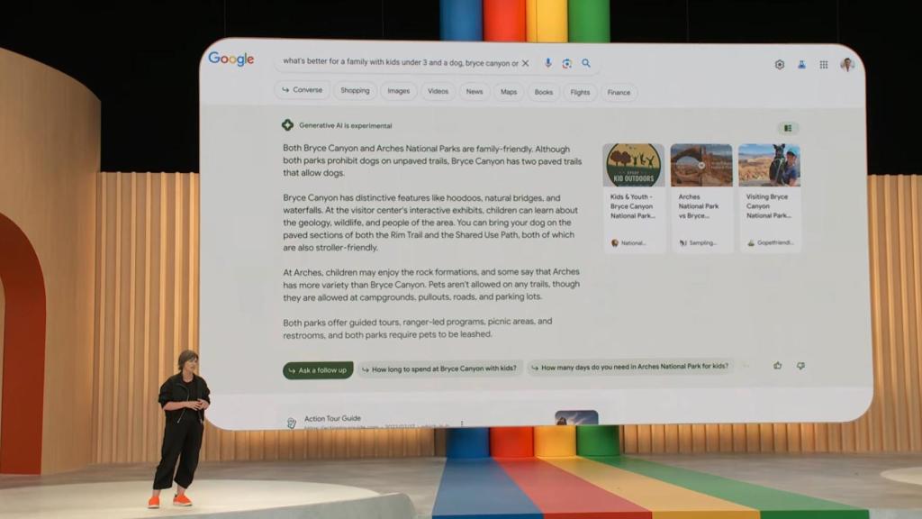 Nuevos resultados de búsqueda de Google con IA