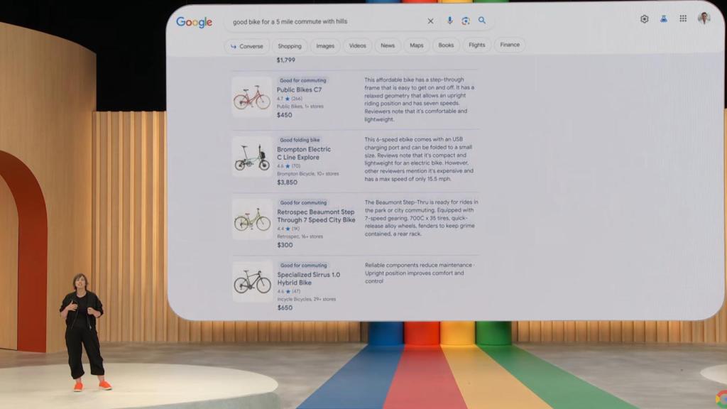 Nuevos resultados de productos recomendados con Google Shopping