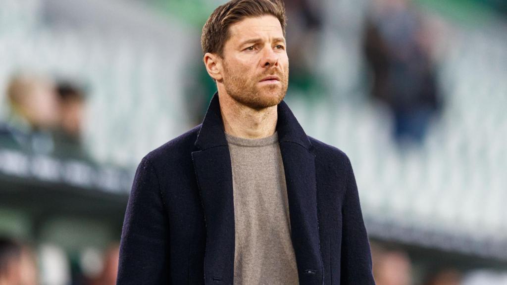 Xabi Alonso, en un partido del Bayer Leverkusen de la temporada 2022/2023