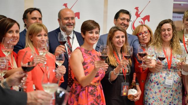 La ministra portavoz Isabel Rodríguez en Fenavin. Foto: Eusebio García del Castillo / Europa Press.