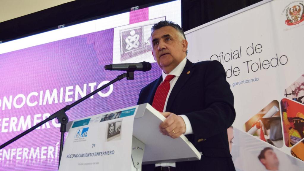 Roberto Martín, presidente del Colegio Oficial de Enfermería de Toledo.