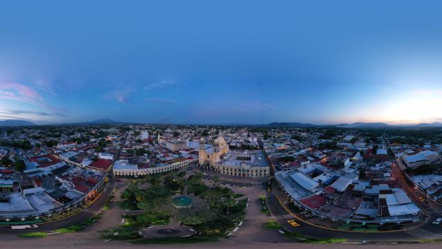 Vista panorámica de Colima (México).