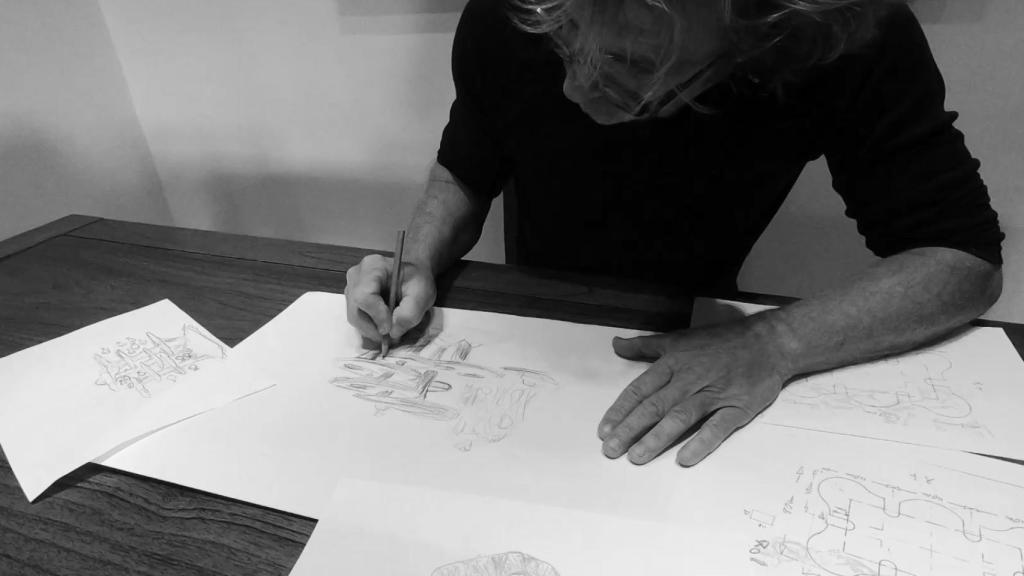 Proceso creativo de diseño de los biotopos.
