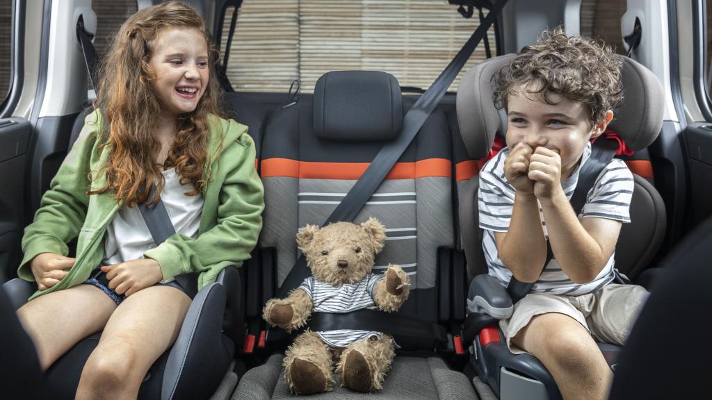 El Citroën Berlingo tiene tres asientos individuales y todos con Isofix