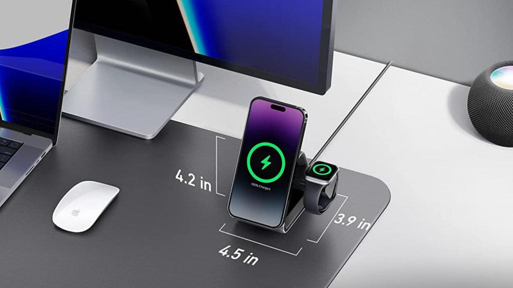 Dimensiones del Anker 737 MagGo Charger