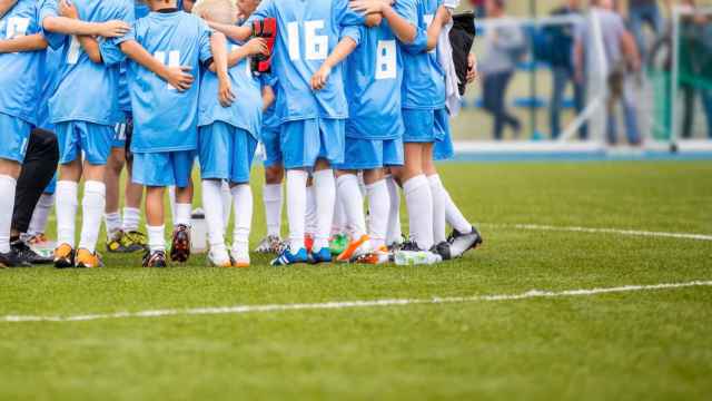 Fútbol infantil. Imagen de archivo