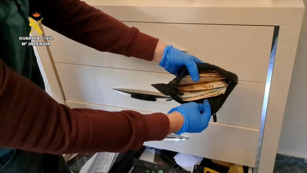Dinero incautado en la 'operación Monybet'