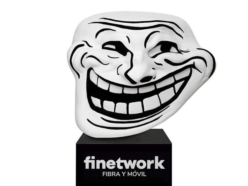 Escultura de un meme.