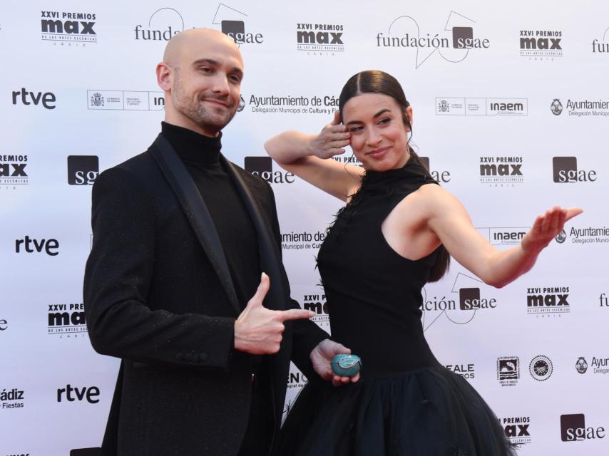 Blanca Paloma junto a su pareja, José Pablo Polo, el pasado mes de abril.