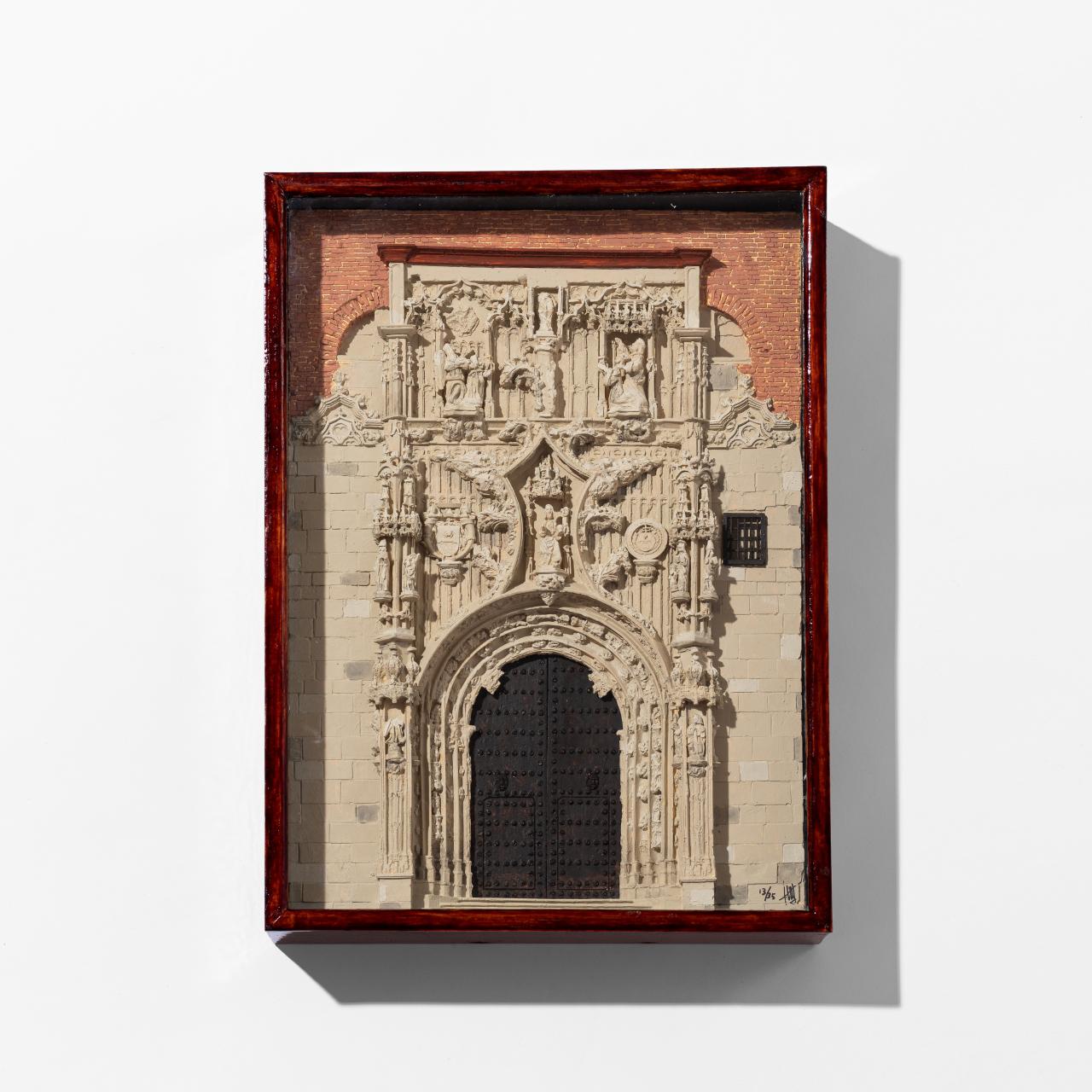 La maqueta de la Puerta del Sagrario.