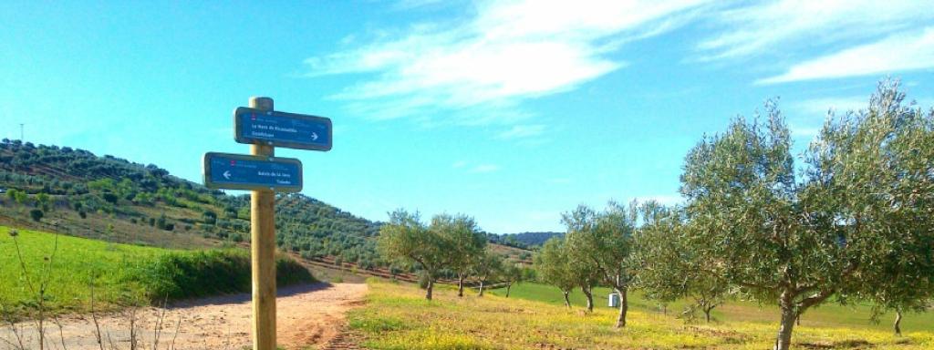 Uno de los tramos del sendero de Guadalupe.