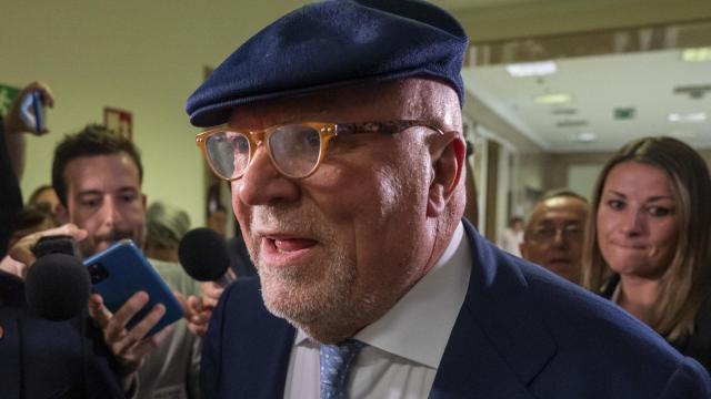 El comisario jubilado José Manuel Villarejo, el pasado mes de mayo a su llegada al Congreso de los Diputados.