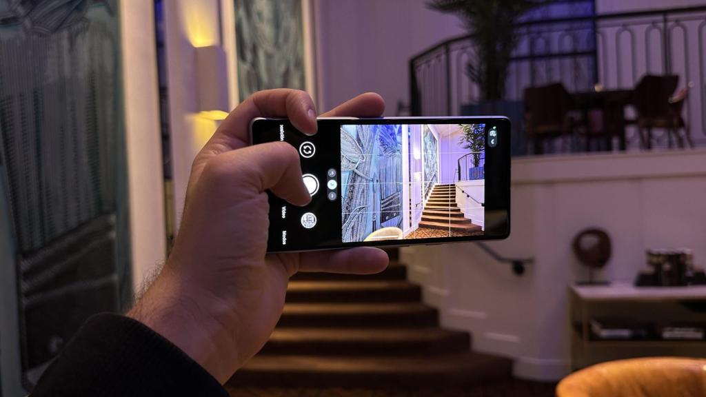 Interfaz de la cámara del Pixel 7a