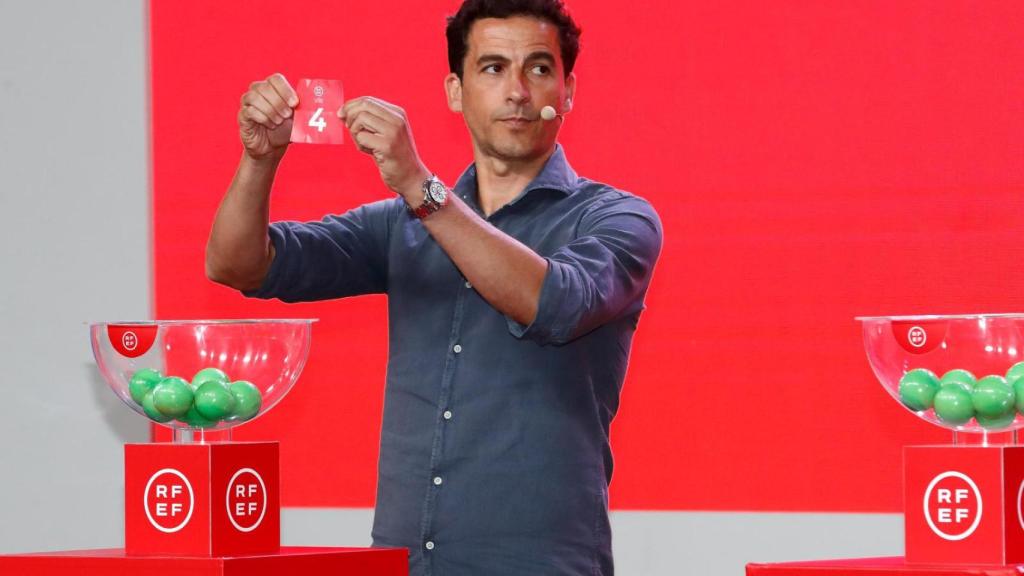 Jorge López, en la Ciudad del Fútbol de Las Rozas.
