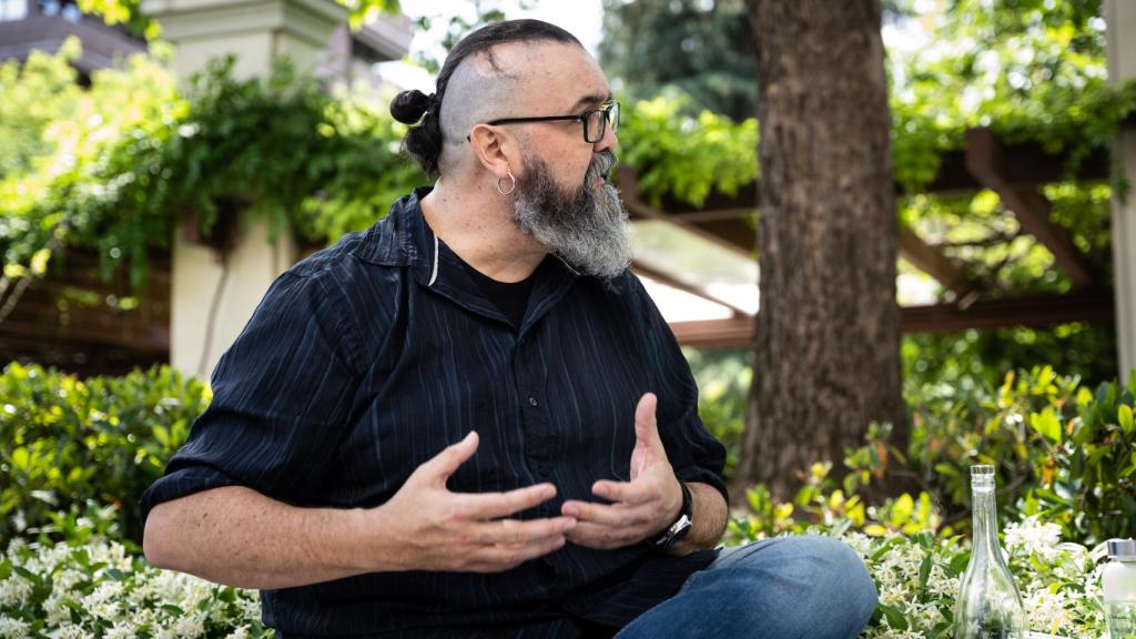 Vico durante la entrevista.