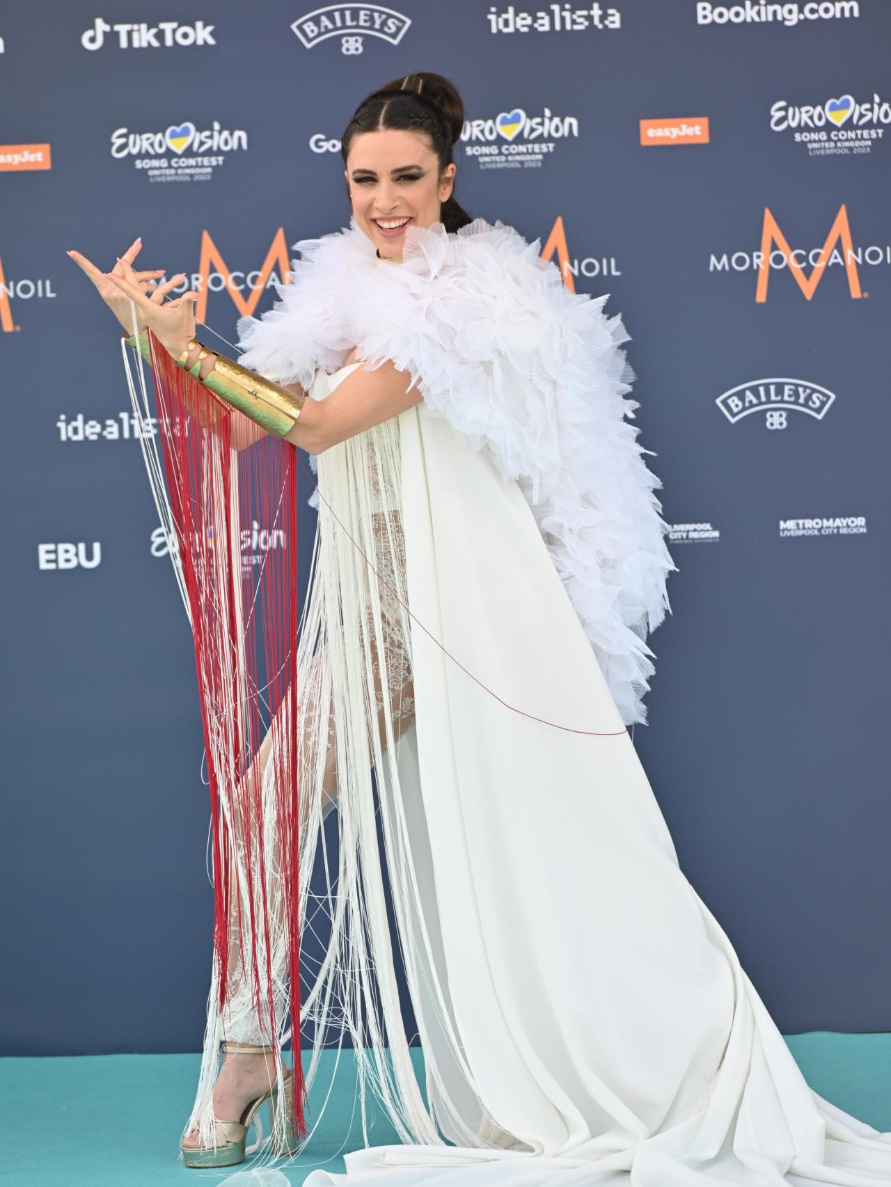 Blanca Paloma en la semifinal de Eurovisión.