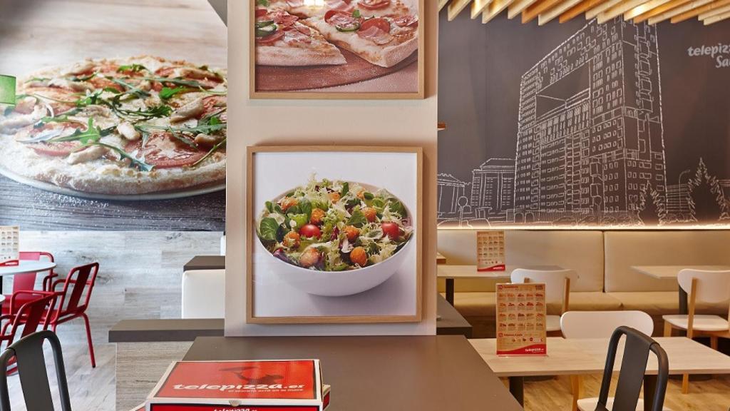 Nuevo diseño de interior de las tiendas Telepizza
