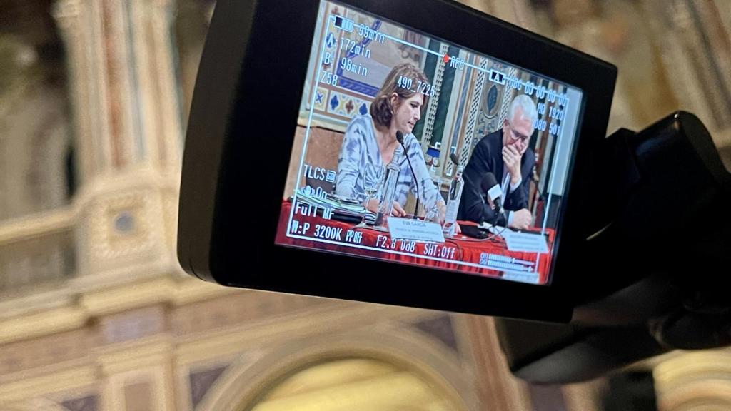 Delgado y Garzón durante la charla.