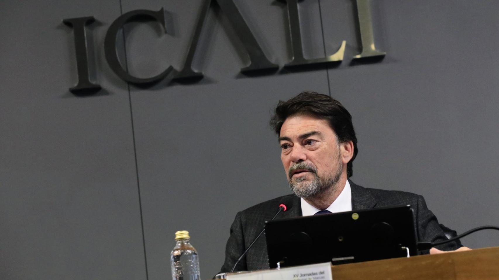 El candidato del PP a la Alcaldía de Alicante, Luis Barcala, en imagen de archivo.