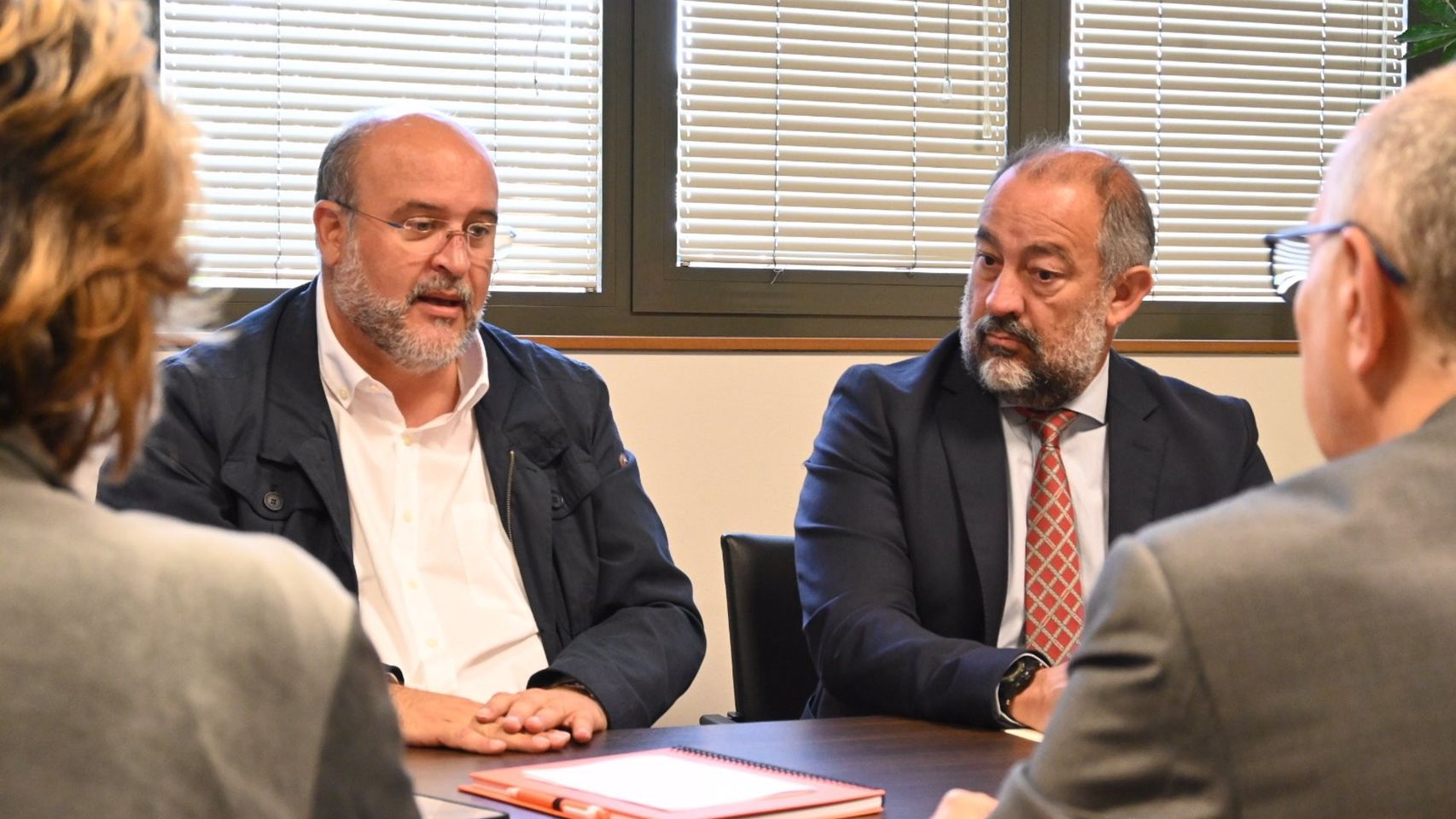 José Luis Martínez Guijarro y Julián Garde. Foto: UCLM.