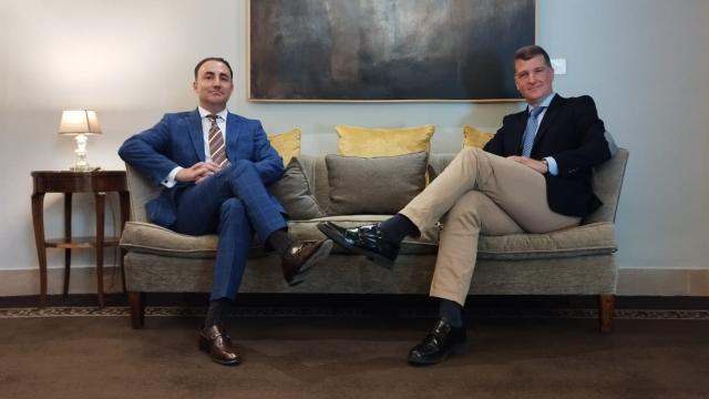 Juan González Herrero y Javier Marín Alfonso, presidente y responsable de Banca Privada de Herrero Brigantina.