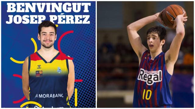 Josep Pérez, el canterano del Barcelona denunciado por violación cuando jugaba en el Morabanc Andorra.