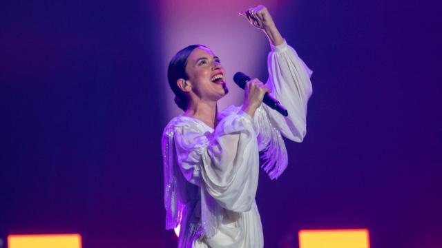 Blanca Paloma durante la gala de entrega de la 67ª edición de los premios RNE Sant Jordi de Cinematografía, a 25 de abril de 2023