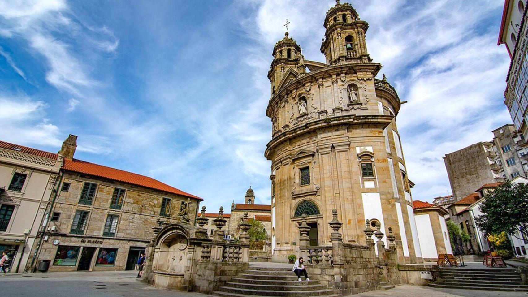 Iglesia de la Peregrina, Pontevedra, escenario de una de las rutas.