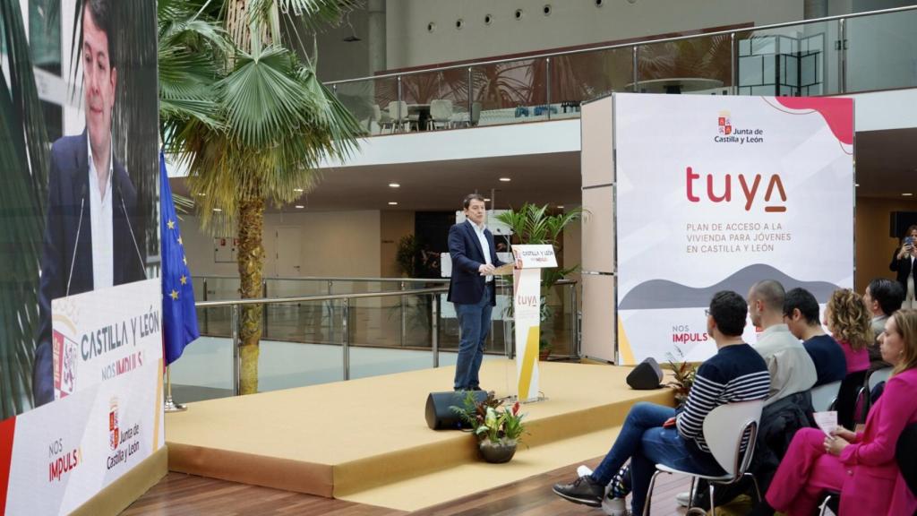 Acto de presentación del Plan de Vivienda Joven de Castilla y León el pasado 24 de marzo
