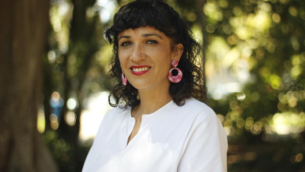 Toni Morillas, candidata a la Alcaldía de Málaga, instantes antes de la entrevista.