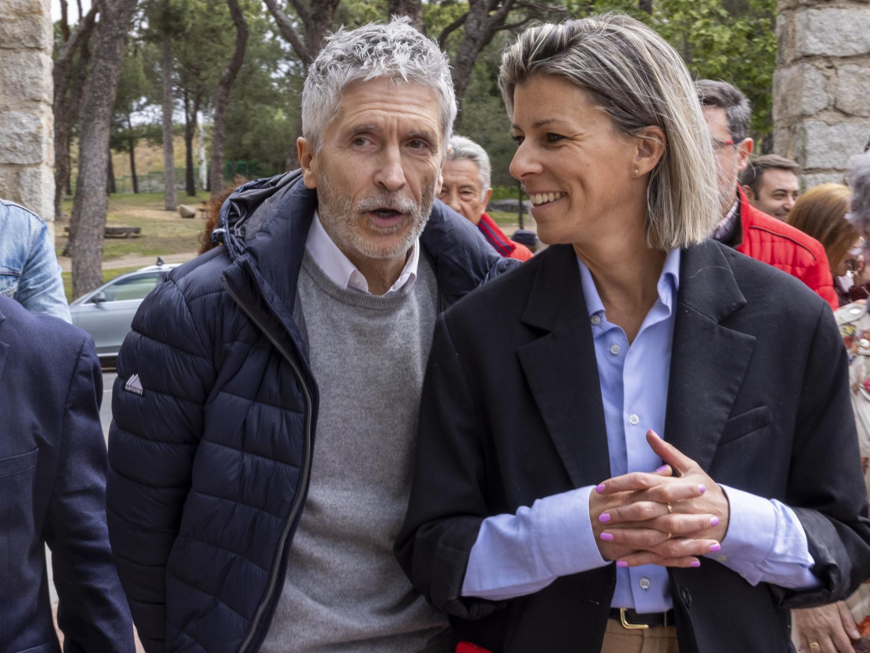 El ministro del Interior, Fernando Grande-Marlaska, apoya a la candidatura socialista del Ayuntamiento de Ávila encabezada por Eva Arias
